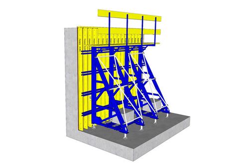 Solid Structure One Sided Wall Formwork Single Sided Formwork Simple