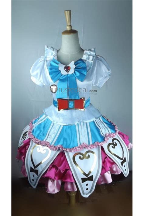 Prism Paradise Pripara Mikan Shiratama White Blue Cosplay Costume