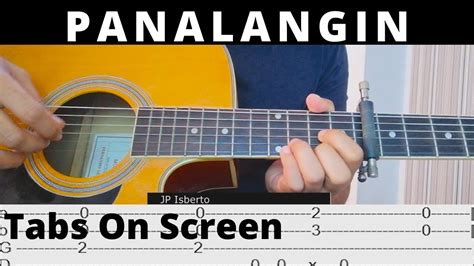 Panalangin Apo Hiking Society Fingerstyle Guitar Cover Tabs Youtube