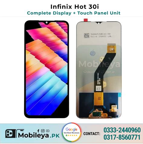 Infinix Hot 30i LCD Display Panel With Fitting Mobileya