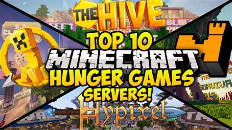 TOP 10 MINECRAFT HUNGER GAMES SERVERS FOR MINECRAFT Minecraft Hunger