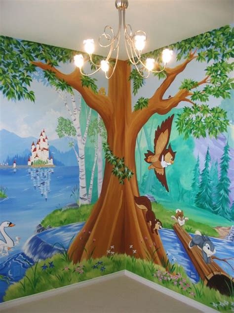 Enchanted Forest Painting for Kids Room