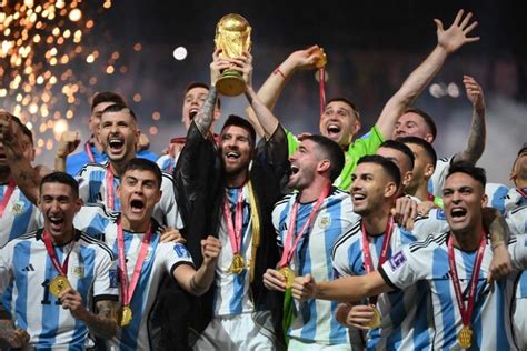 Mondial Qatar 2022 Largentine Sacrée Championne Du Monde