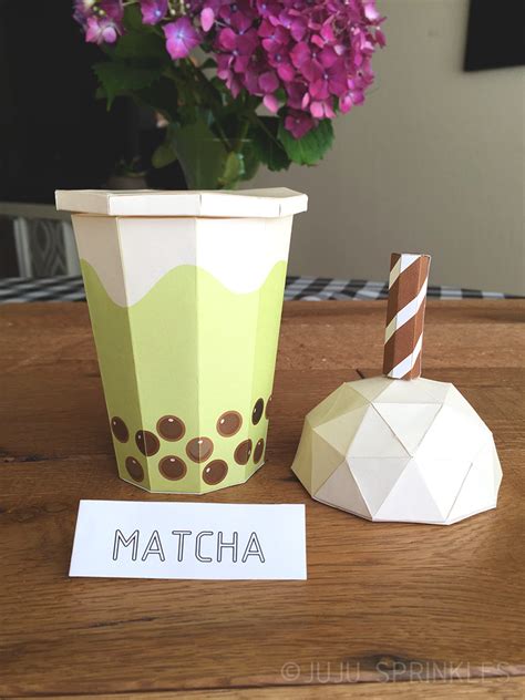 Diy Boba Tea Origami For Boba Tea Lovers