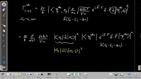 Tdpt Lecture Induced Absorption And Emission Youtube