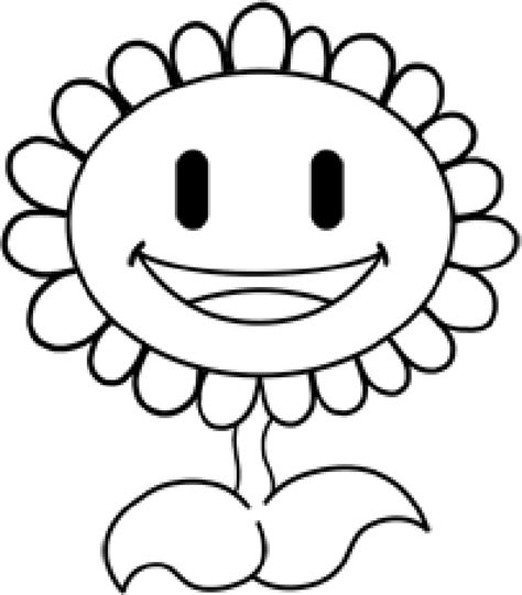 De Plantas Vs Zombies El Girasol Para Colorear Imagui