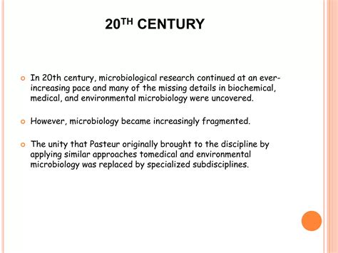 History Of Microbiology Important Events PPT