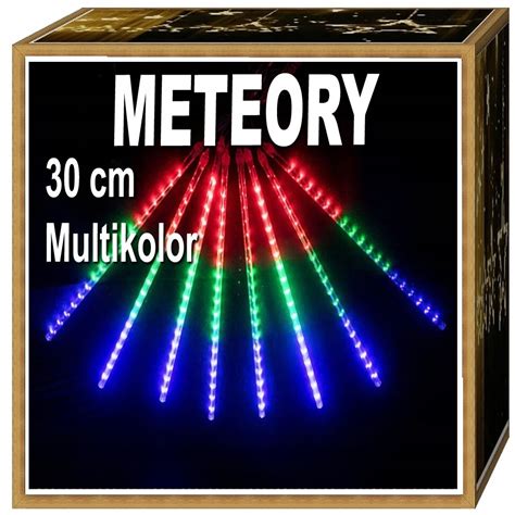 Meteory Sople Padaj Cy Nieg Ip Led Lampki Choinkowe Zewn Trzne