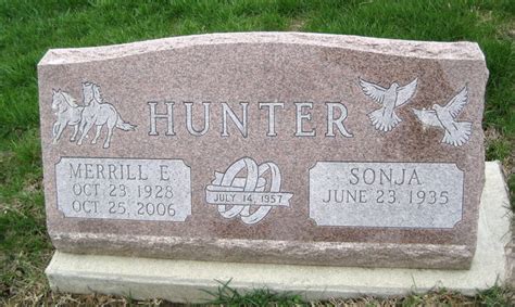 Merrill Eugene Hunter M Morial Find A Grave