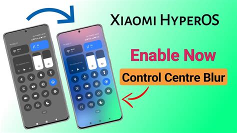 Xiaomi HyperOS Enable Blur In Control Centre In Any Redmi Poco