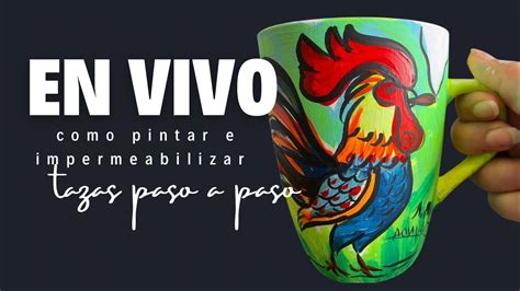 Cómo pintar e impermeabilizar las tazas paso a paso YouTube