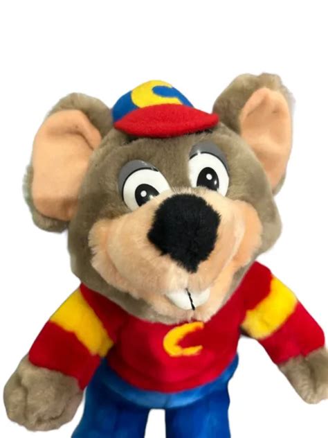 RARE VINTAGE CHUCK E Cheese Stuffed Plush Toy 1999 Showbiz Pizza Time