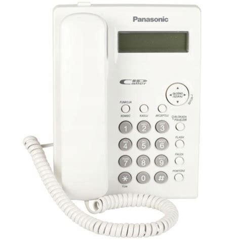 Telefon stacjonarny z wyświetlaczem Panasonic KX TSC11PDW biały Sklep