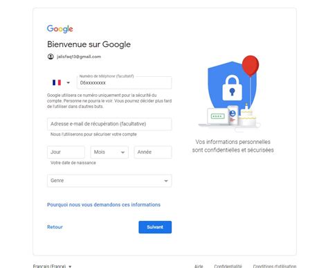 Comment créer un compte Google