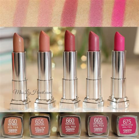 Maybelline Creamy Matte Lipstick Swatches Review Lipstutorial Org