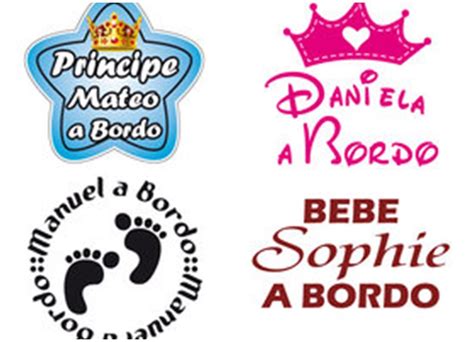 Pegatinas Beb A Bordo Originales Y Personalizables