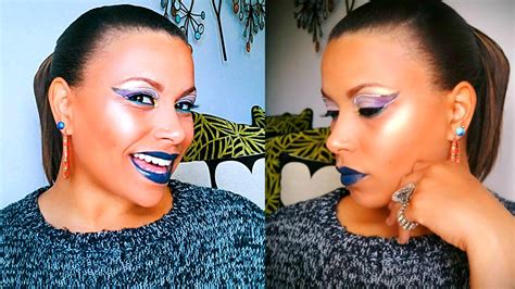 Creative Abstract Makeup Tutorial With Bold Lip Makeup By Tina H