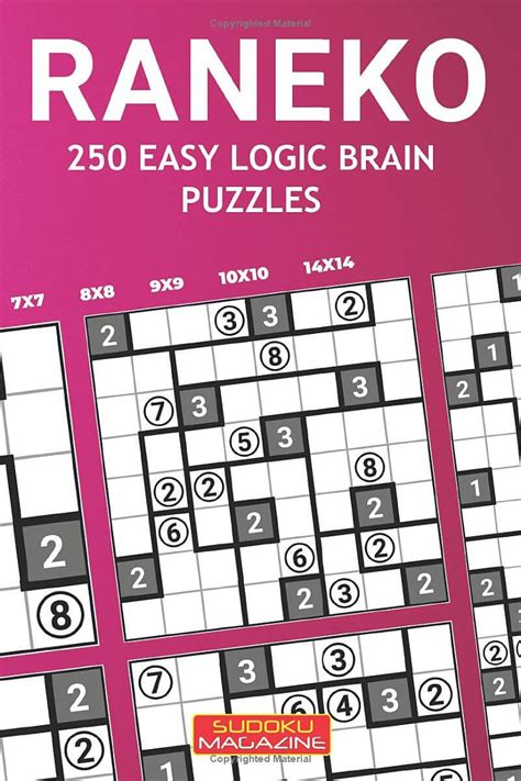 Raneko Easy Logic Brain Puzzles Sudoku Magazine