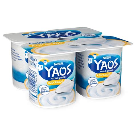 YOGUR YAOS NATURAL AZUCARADO NESTLE 4U Supermercados Ruiz Galan