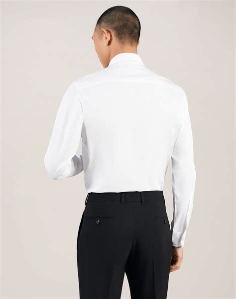 Men S Cotton Poplin Shirt Dunhill US Online Store