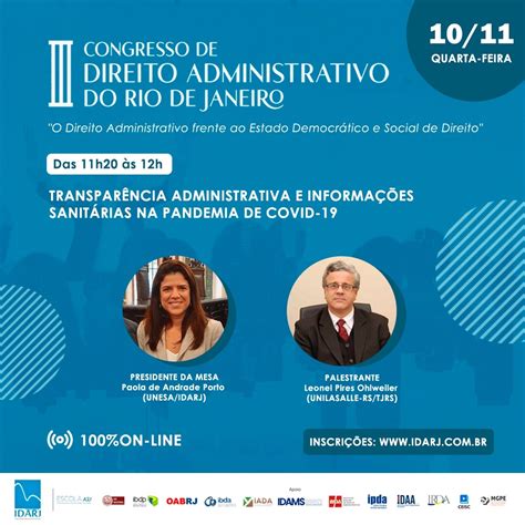 III Congresso De Direito Administrativo Do Rio De Janeiro Em