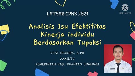 Analisis Isu Kontemporer Guru Latsar Cpns 2021 Youtube