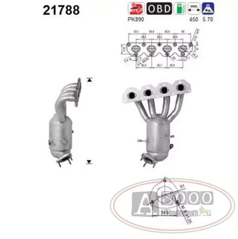 CATALIZZATORE DFC OPEL ZAFIRA 1 6i 16V 1598 Cc 85 Kw 116 Cv A16XER 8