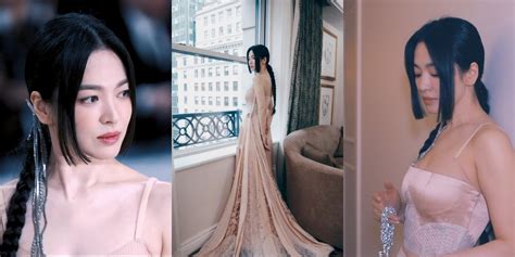 10 Potret Detail Penampilan Cantik Paripurna Song Hye Kyo Di Met Gala