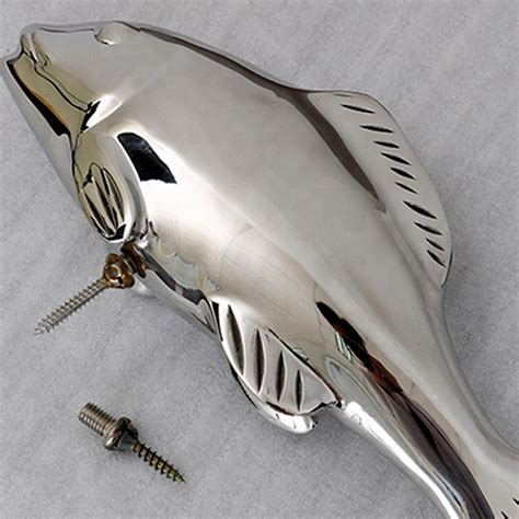 Stainless Steel Fish Sculpture Factory Modern Sculpture Artists