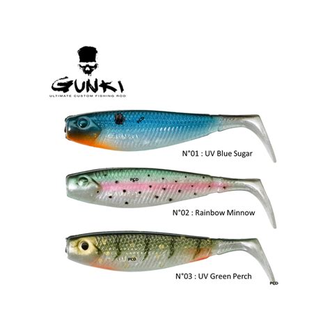 LEURRES GUNKI BOX G BUMP 17CM PAR 16 PECHE CARNASSIERS LEURRES SOUPLES