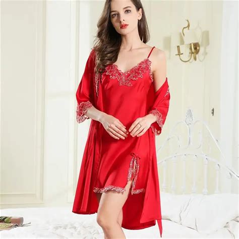 Sexy Two Pieces Camisole And Short Pajama Set Ladies Evening Dress Half Sleeve Nightdress China