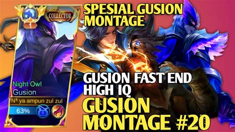 Montage Gusion Fast And High Iq Combo Gusion Gusion Montage Mobile