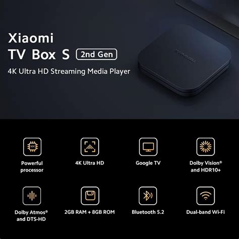 Xiaomi Smart Tv Box S K Nd Gen With Google Tv Anwarco Center