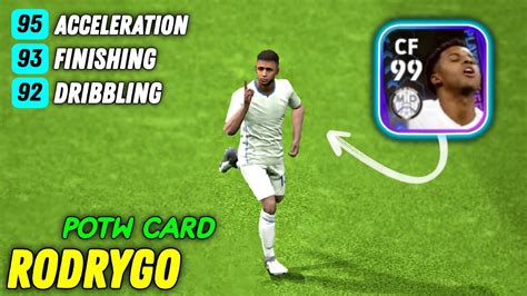 Review The Best Ever Rodrygo Potw Card Efootball 2024 Mobile