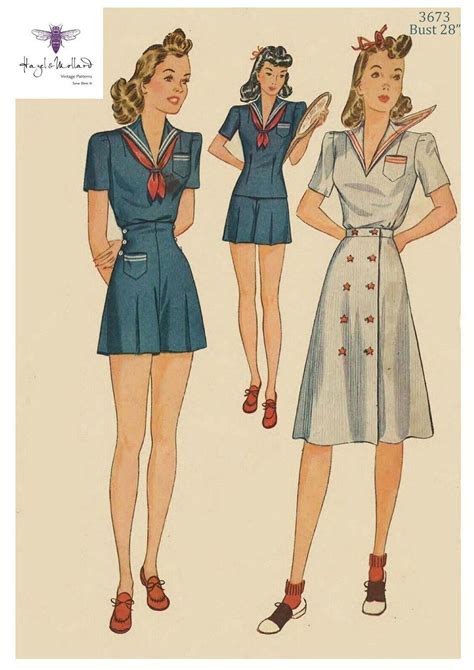 Vintage S Sewing Pattern Sailor Playsuit With A Etsy Uk