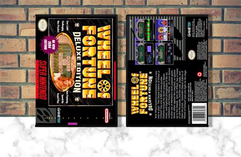 Wheel of Fortune Deluxe! - SNES Video Game Case