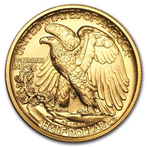 2016 W 1 2 Oz Gold Walking Liberty Half Dollar Centennial W Ogp 2016 W U S Mint Centennial