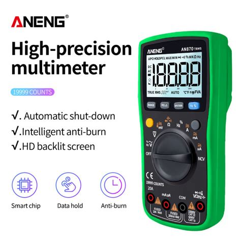 Aneng An Digital Multimeter Counts True Rms Multimeter