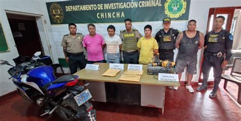 Ica Desarticulan Banda Dedicada Al Secuestro Y La Extorsión A Comerciantes