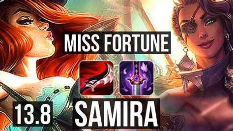 MISS FORTUNE Xerath Vs SAMIRA Amumu ADC 600 Games 1 1M