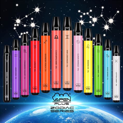 Elf Bar Disposable Vaporizer Fruit Flavors With Zodiac Series