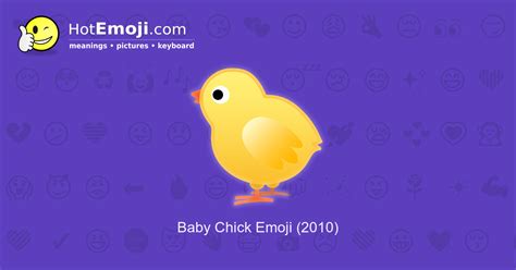 🐤 Baby Chick Emoji Meaning with Pictures: from A to Z