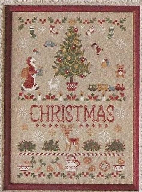 Here Is Christmas Counted Cross Stitch Pattern With Silk Threads