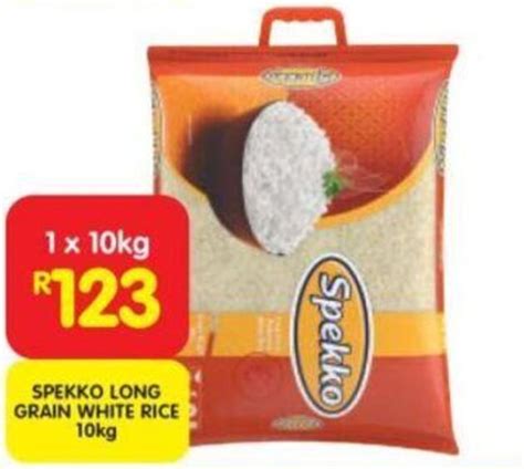 Spekko Long Grain White Rice Kg Offer At Shoprite