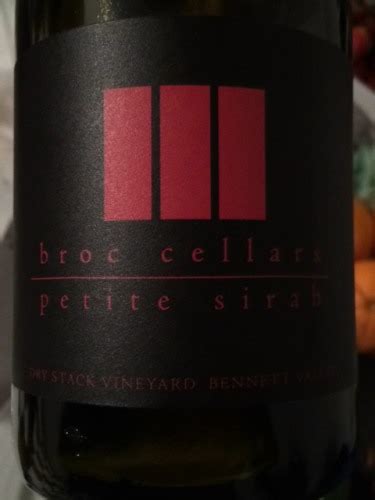 Broc Cellars Dry Stack Vineyard Petite Sirah Vivino Us