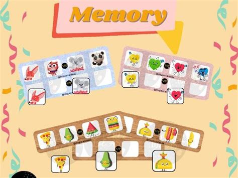 Memory game - Animals set | Teaching Resources