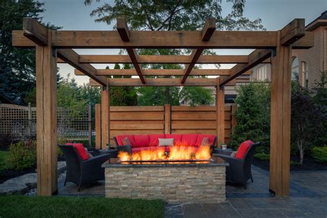 Fire Pit Under Pergola Fire Pit Swings Fire Pit Backyard Outdoor