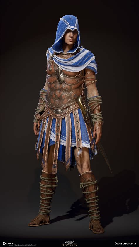 Artstation Alexios Kassandra Outfit Odysseus Sabin Lalancette Assassins Creed Odyssey