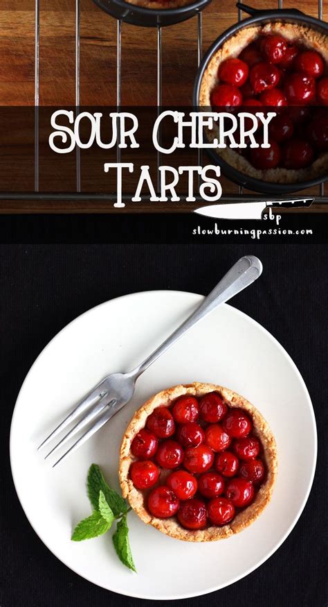 How To Make A Sour Cherry Tarts Recipe Cherry Tart Almond Recipes