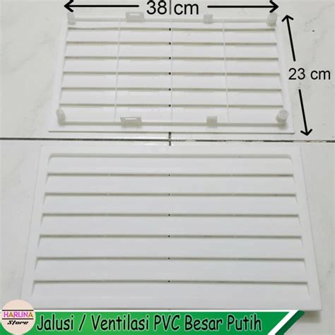 Jual Jalusi Pvc Ventilasi Kisi Kisi Udara Pintu Kamar Mandi Toilet